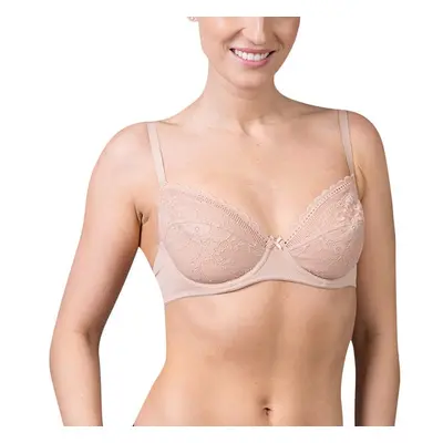 Bellinda DAILY LACE BRA - Women's Lace Bra with Underwire - Nude