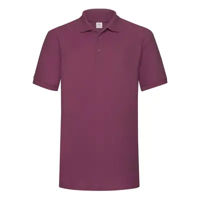 Burgundy Heavy Polo Friut of the Loom