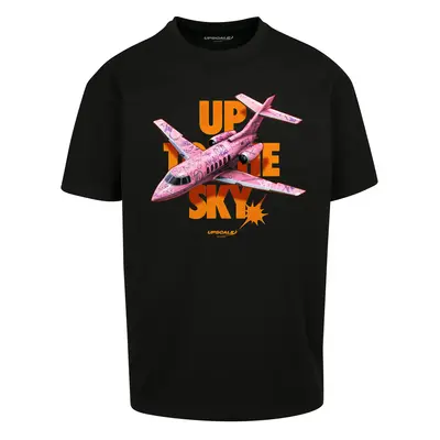 Up to the Sky Oversize Tee černé