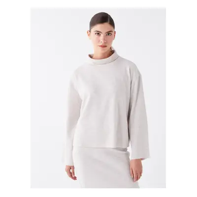 LC Waikiki Turtleneck Plain Long Sleeve Women's Knitwear Sweater