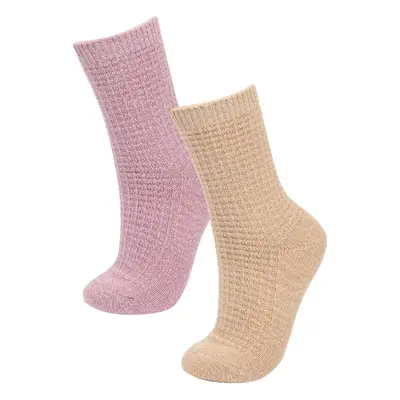 DEFACTO Women's 2-Piece Winter Socks