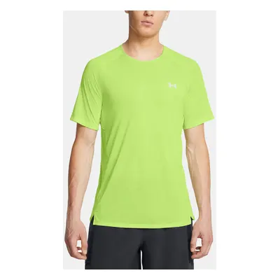 Pánské tričko Under Armour UA TRAIL RUN SHORTSLEEVE-GRN - Pánské