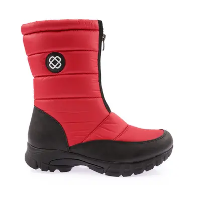 DGN Women's Shearling Boots With A Zipper In The Front.