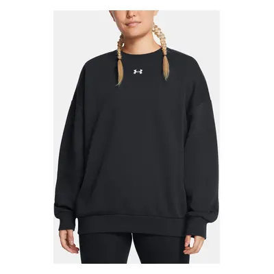 Dámská mikina Under Armour Rival Fleece OS Crew-BLK - Dámské