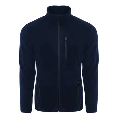 24601 Dewberry Pocket Outdoor Full Zipper Fleece Jacket-NAVY BLUE