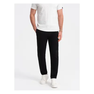 Ombre Men's sweatpants with unlined leg - black