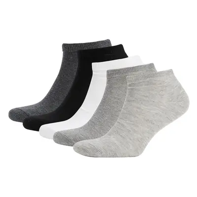 DEFACTO Men's 5-Piece Booties Socks