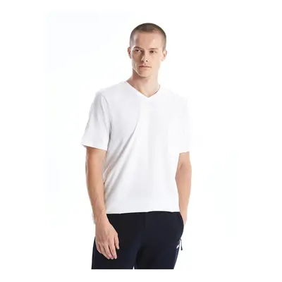 LC Waikiki V-Neck Short Sleeve Combed Cotton Men's T-Shirt