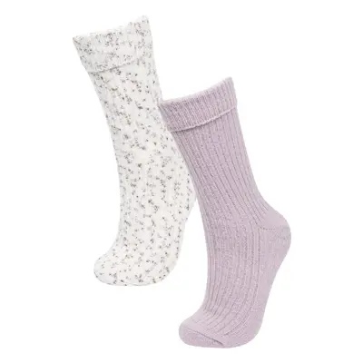 DEFACTO Women's 2-Piece Winter Socks