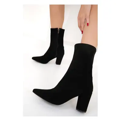 Soho Black Suede Women's Boots & Bootie