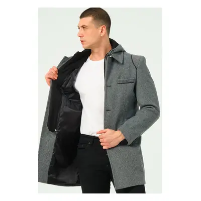 PLT8335 DEWBERRY MEN'S COAT-DARK GREY