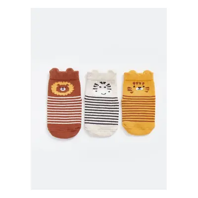 LC Waikiki Lcwk Printed Baby Boy Socks 3-Piece