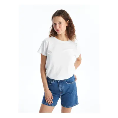 LC Waikiki Crew Neck Plain Short Sleeve Women's T-Shirt