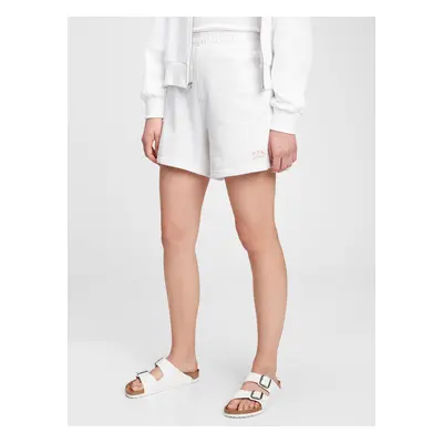 GAP Kraťasy Logo high rise boyfriend shorts - Dámské