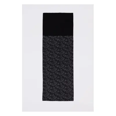 DEFACTO Men's Patterned Polar Fleece Scarf