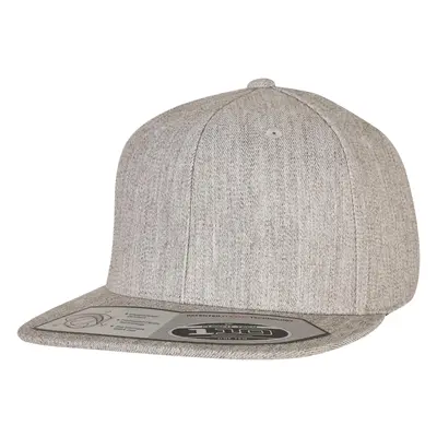 110 Fitted Snapback heathergrey