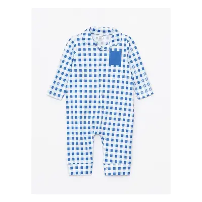 LC Waikiki Lcw Baby Collar Plaid Baby Boy Jumpsuit