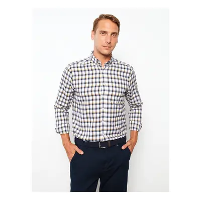 LC Waikiki Regular Fit Long Sleeve Plaid Men's Shirt