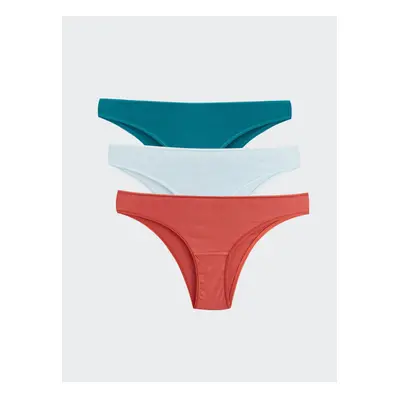 LC Waikiki Plain Brazilian Panties 3-Pack