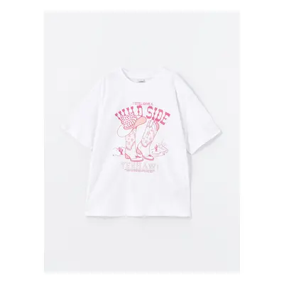 LC Waikiki Crew Neck Girls T-Shirt