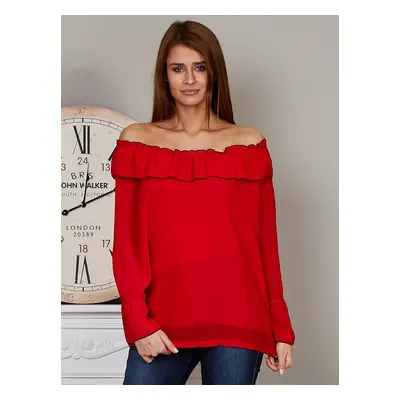 Blouse-MI-BZ-17322.17-red