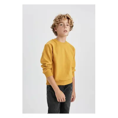 DEFACTO Boy's Crew Neck Thessaloniki Fabric Sweatshirt B4400a823wn