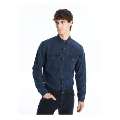 LC Waikiki Regular Fit Long Sleeve Men's Jean Shirt