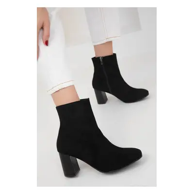 Soho Black Suede Women's Boots & Bootie