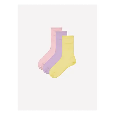 LC Waikiki Lcw Women's Plain Socks Pack