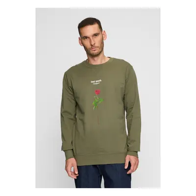 Lost Youth Rose Crewneck olivový