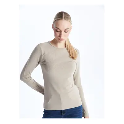 LC Waikiki Crew Neck Plain Long Sleeve Women's T-Shirt