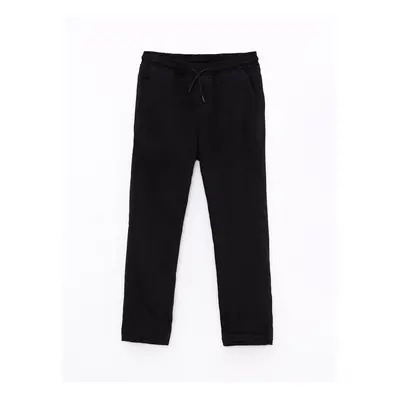 LC Waikiki Basic Fleece Lined Boys' Elastic Waist Trousers