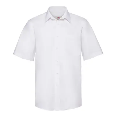 FRUIT OF THE LOOM F14•SHORT SLEEVE POPLIN SHIRT