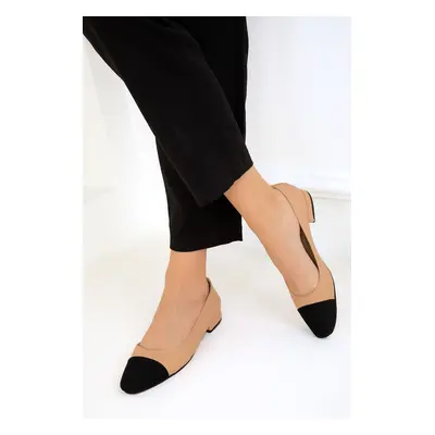 Soho Skin-Black Women's Ballerina