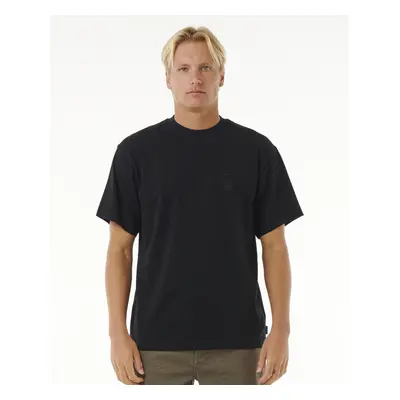 Tričko Rip Curl SEARCH EMBROIDERY TEE Black