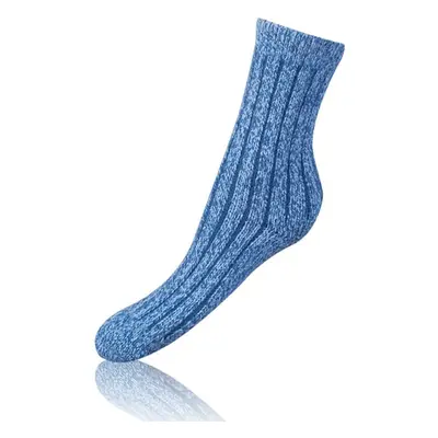 Modré dámské ponožky Bellinda SUPER SOFT SOCKS