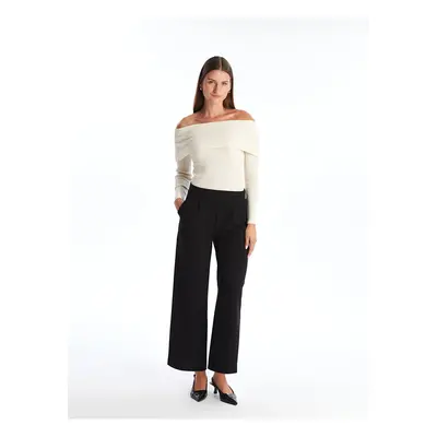 LC Waikiki Lcw Women's Elastic Waist Plain Trousers