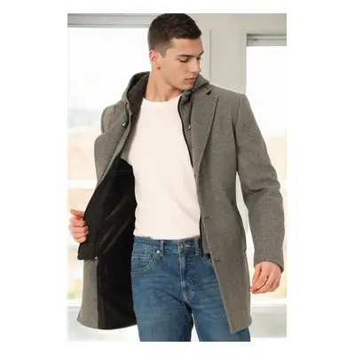 PLT8376 DEWBERRY MEN'S COAT-DARK GREY-2