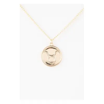 DEFACTO Women's Taurus Gold Necklace