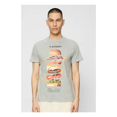 Burger Tee vřesově šedá