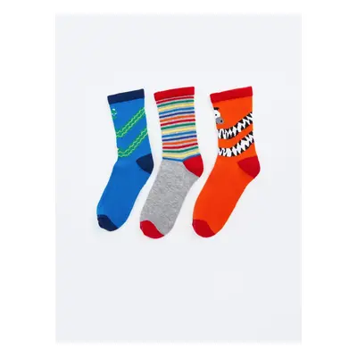 LC Waikiki 3-Pack Boy Patterned Socks