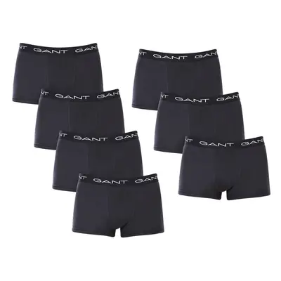 7PACK pánské boxerky Gant černé