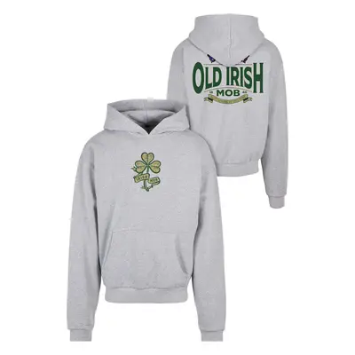 Old Irish Mob Ultraheavy Oversize Hoody šedá