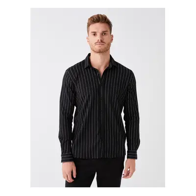 LC Waikiki Slim Fit Long Sleeve Striped Men's Shirt