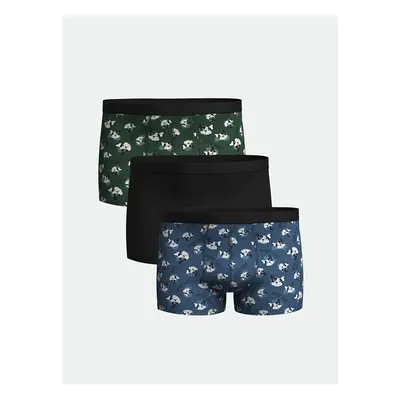 LC Waikiki Standard Fit Cotton Flexible Men's Boxer Set of