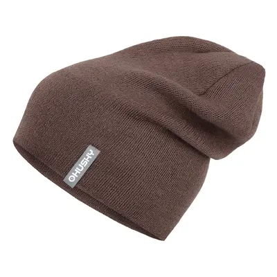 Pánská merino čepice HUSKY Merhat brown