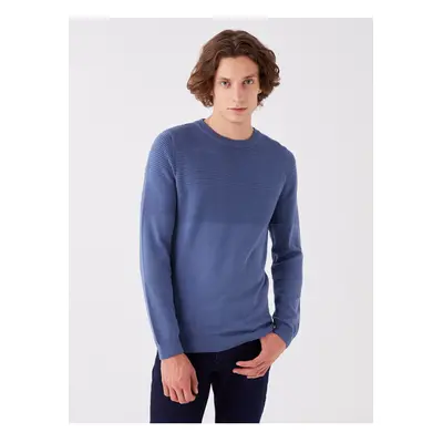 LC Waikiki Crew Neck Long Sleeve Men's Knitwear Sweater