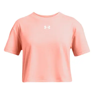 Dívčí tričko Under Armour CROP SPORTSTYLE LOGO SS