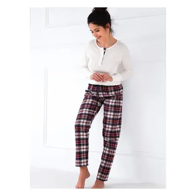 Pyjamas Sensis Mollie Interlock/Flannel length/yr Christmas cream