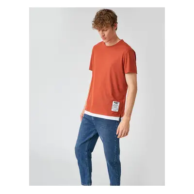 Koton T-Shirt - Orange - Oversize